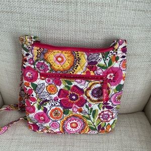 Vera Bradley Triple Zip Hipster Crossbody Bag